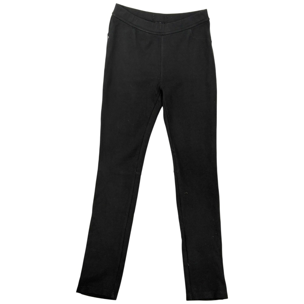 Sanctuary Black Pull On Ponte Skinny Pants Jeggings Faux‎ Pockets Stretch